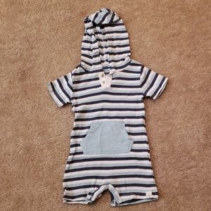 Burt's Bees Baby Hooded Romper